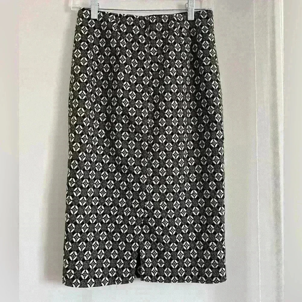 New York and company printed pencil skirt